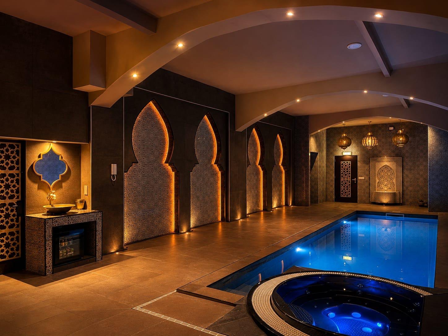 Privé zwembad en jacuzzi in Marrakech, Spa Nova Hoofddorp